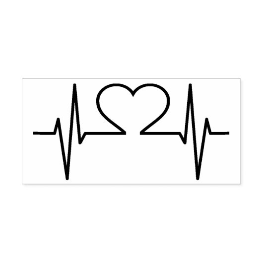 hart rubberstempel (Afrduk)