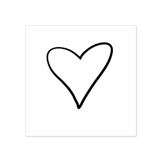 hart rubberstempel (Afrduk)