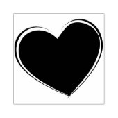 hart rubberstempel (Afrduk)