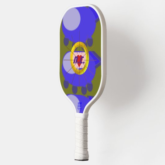 Hart Ruimteschip Modern Pickleball Paddle (Links)