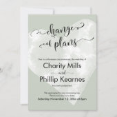 Hart Sage Groen Uitgestelde Huwelijksverandering v (Voorkant)