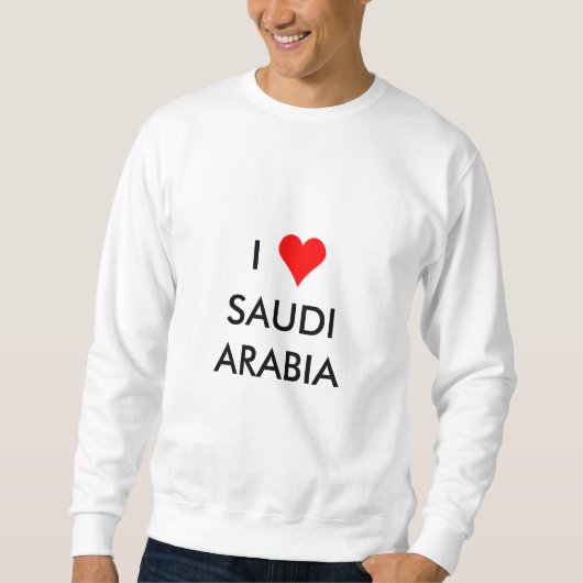 hart saudi - arabië trui (Voorkant)