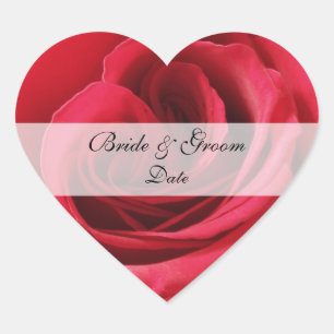 Hart Save the Date Sticker — Roos