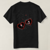 Hart schattig t-shirt (Design achterkant)
