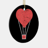 Hart Schattige Heet Luchtballon Keramisch Ornament (Rechts)