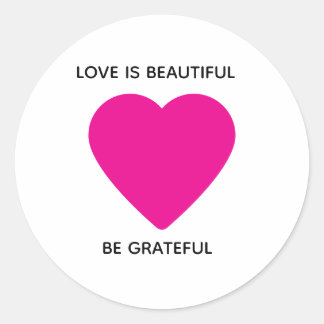 Hart Schattigee Liefde Sticker