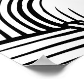 Hart schets quadriptych kunstprints Scandinavisch Poster (Hoek)