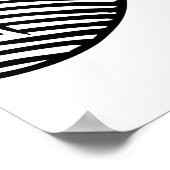 Hart schets quadriptych kunstprints Scandinavisch Poster (Hoek)