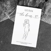 Hart Script Guess the Dress Vrijgezellenfeest Game