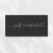 Hart Script Modern Business Logo Cadeaubon