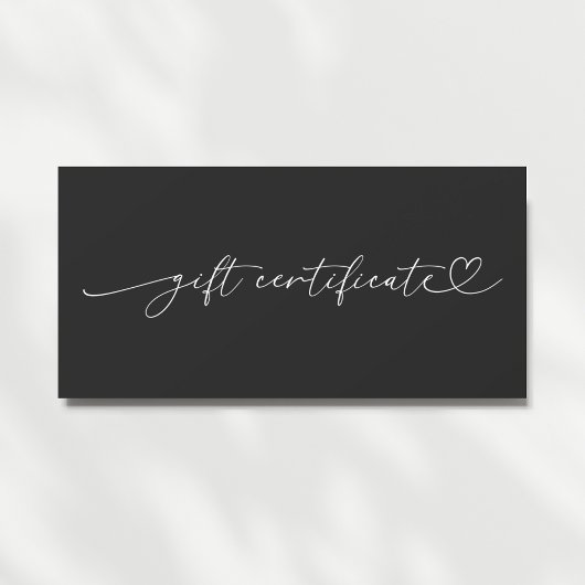 Hart Script Modern Business Logo Cadeaubon