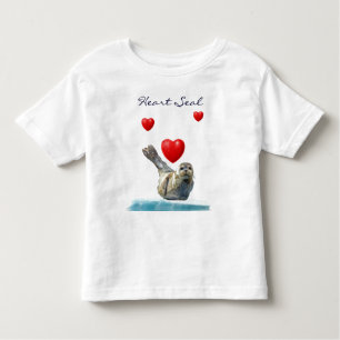 HART SEAL PUP Valentijnse Shirt van Animal-Lover K