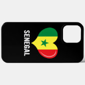 Hart Senegal Vlag Mannen Vrouwen Kinderen Patriott Case-Mate iPhone Case (Achterkant (horizontaal))