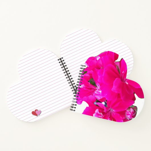 Hart Shape Spiral Notitieboek (Binnen)