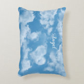 Hart Shaped Cloud Lovely Blue Sjabloon Elegant Accent Kussen (Voorkant(Verticaal))