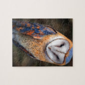 Hart-Shaped Face Barn Owl Legpuzzel (Horizontaal)