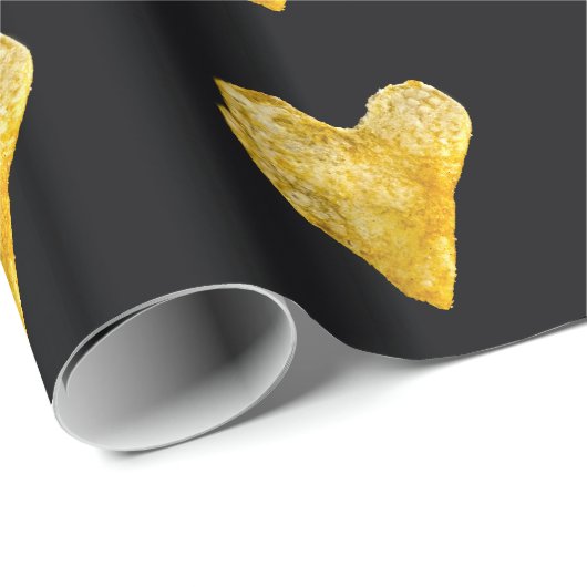 Hart Shaped Potato Chip Cadeaupapier (Rol Hoek)