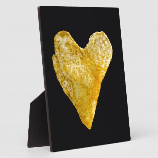 Hart Shaped Potato Chip Fotoplaat (Zijkant)