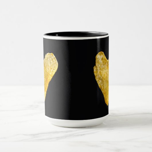 Hart Shaped Potato Chip Mok (Midden)