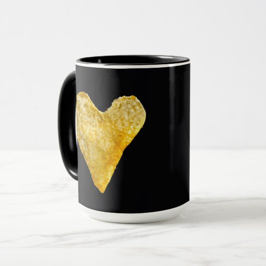 Hart Shaped Potato Chip Mok (Voorkant links)
