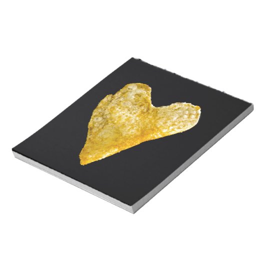 Hart Shaped Potato Chip Notitieblok (Linkerzijde)