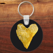 Hart Shaped Potato Chip Sleutelhanger (Voorkant)