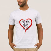 Hart Shirt voor mannen (Voorkant)