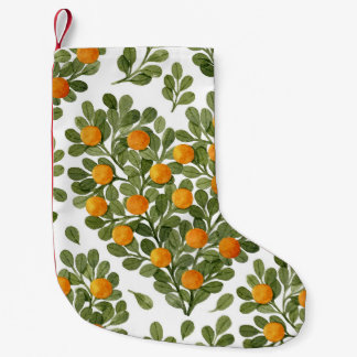 Hart Sinaasappels: Groene takken liefde. Kleine Kerstsok