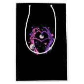 Hart Skelet Handen - Halloween Pastel Gothic Eyeba Medium Cadeauzakje (Voorkant)