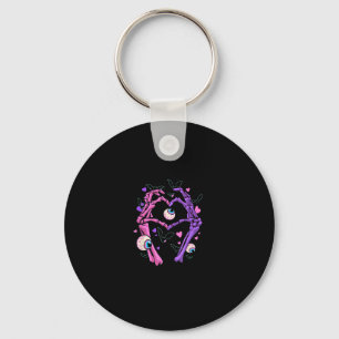 Hart Skelet Handen - Halloween Pastel Gothic Eyeba Sleutelhanger