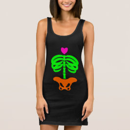Hart Skelly Griezels Gruwelijk Grappig Skelet in C T-shirt