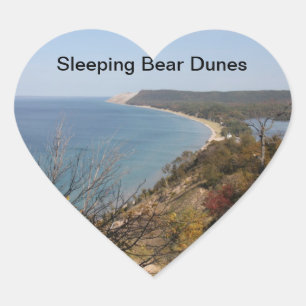Hart Slapen Beer Duinen Stickers