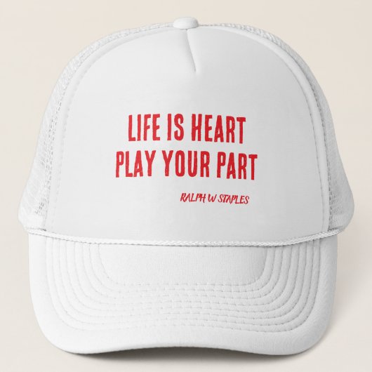 HART SLOGAN  TRUCKER PET (Voorkant)