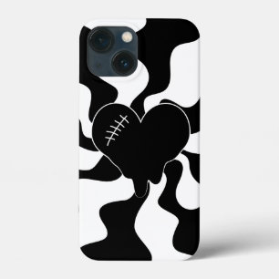 Hart smelten in zwart en wit Case-Mate iPhone case