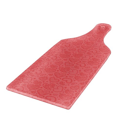 Hart snijvlak rood snijplank (Hoek)