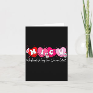 Hart Snoep Micu Verpleegster Valentijnsdag Medisch Kaart