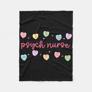 Hart Snoep Psych Verpleegster Psychiatrie Geesteli Fleece Deken
