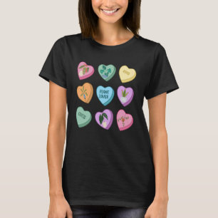 Hart Snoep Valentijn Plant Tuinier Tuinders Hou T-shirt