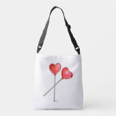 Hart snoepjes crossbody tas (Achterkant)