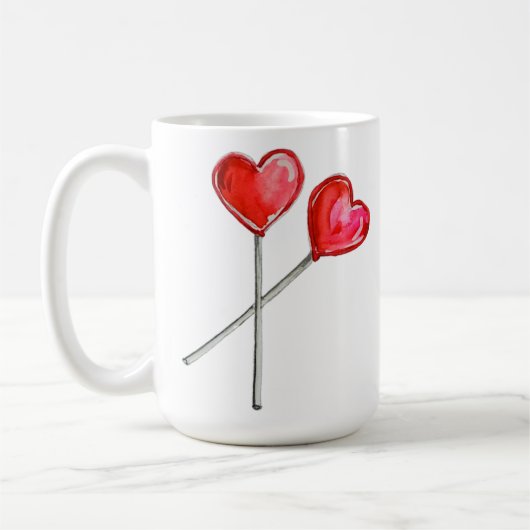 Hart snoepjes koffiemok (Links)