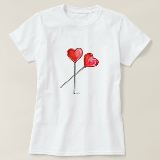 Hart snoepjes t-shirt (Design voorkant)