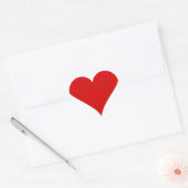 Hart Spelen Kaart Vorm Valentijnsdag Sticker (Envelop)
