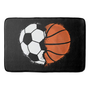 Hart Sport Voetbal Basketbal Bal Liefhebber Valent Badmat