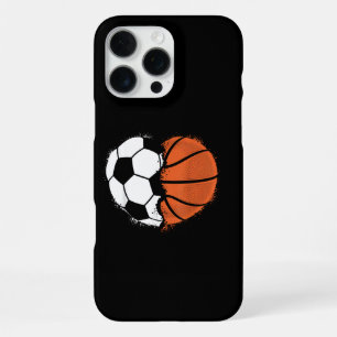 Hart Sport Voetbal Basketbal Bal Liefhebber Valent iPhone 16 Pro Max Hoesje
