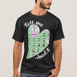 Hart Spraak Taal Patholoog Woorden Matter Spe T-shirt