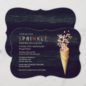 Hart Sprinkels Uitnodiging (Voorkant / Achterkant)
