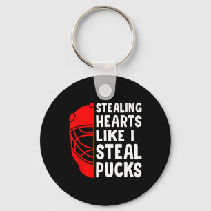 Hart stelen zoals ik puck steel Valentijnsdag H Sleutelhanger