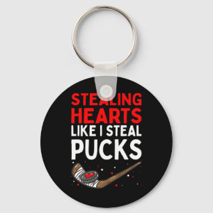 Hart stelen zoals ik puck steel Valentijnsdag H Sleutelhanger