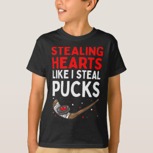 Hart stelen zoals ik puck steel Valentijnsdag H T-shirt