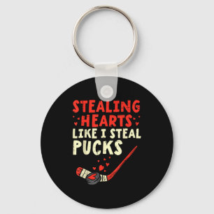 Hart stelen zoals ik Pucks steel Valentijnsdag H Sleutelhanger